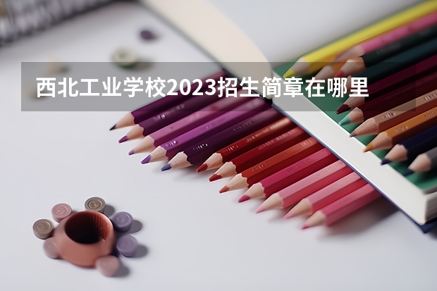 西北工业学校2023招生简章在哪里找