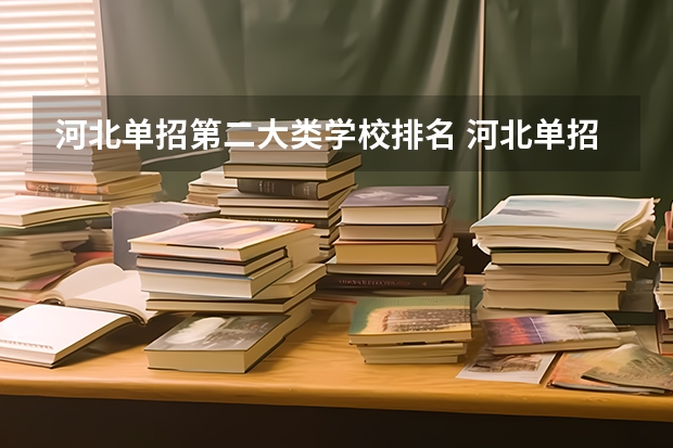 河北单招第二大类学校排名 河北单招二类民办学校排名