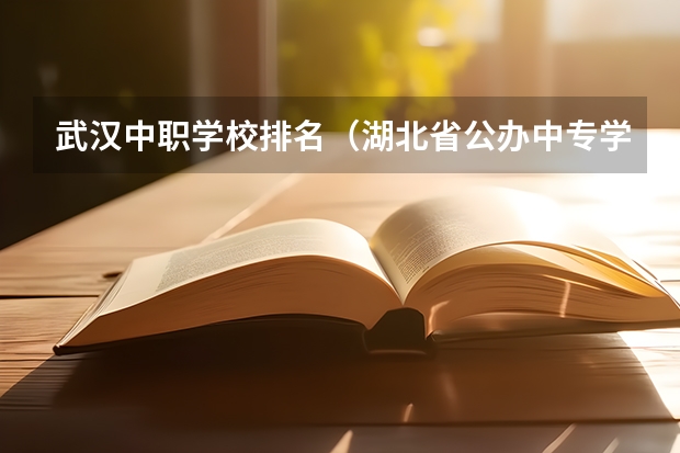 武汉中职学校排名（湖北省公办中专学校排名）