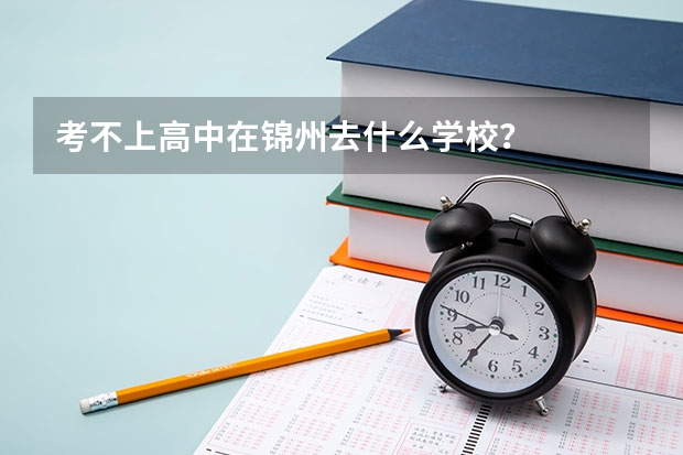 考不上高中在锦州去什么学校？