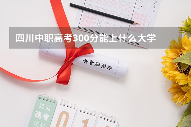 四川中职高考300分能上什么大学