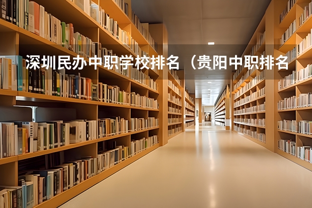 深圳民办中职学校排名（贵阳中职排名前十名学校）